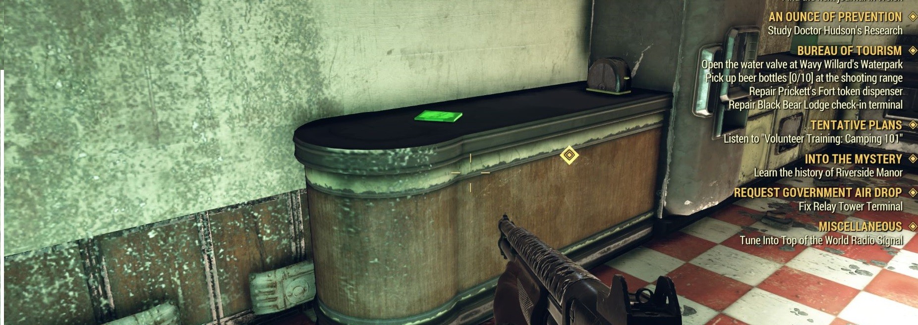 Мод подсветки планов и рецептов для Fallout 76